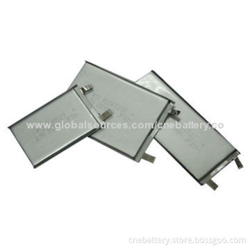 3.7V Lithium Polymer Batteries with 1,700mAh Capacity, Applied to Tablet, Tester, POS, PSP, Lamp
